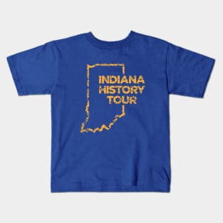 Indiana History Tour Kids T-Shirt